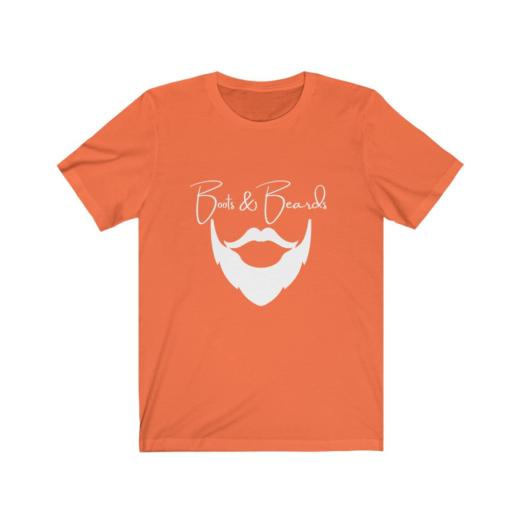 Unisex Short Sleeve Tee White Logo
