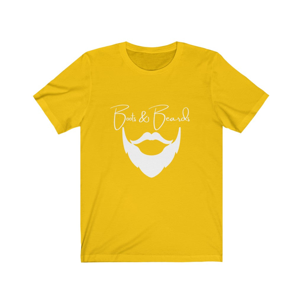 Unisex Short Sleeve Tee White Logo