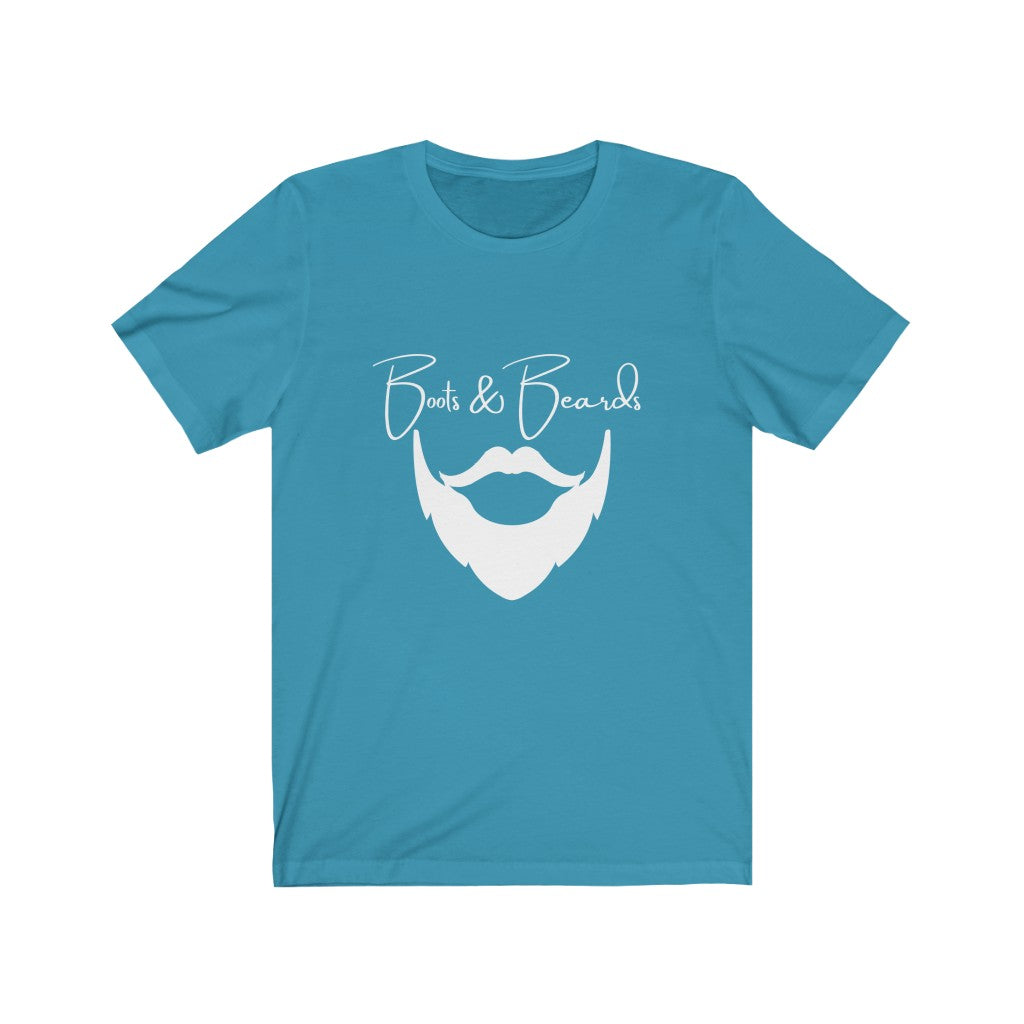 Unisex Short Sleeve Tee White Logo