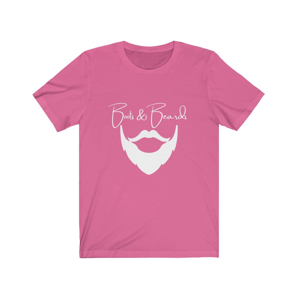 Unisex Short Sleeve Tee White Logo