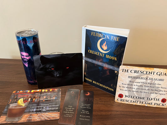 Flame In The Crescent Moon Signed Hardcover Bundle